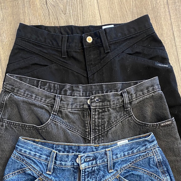 • BLACK ROCKIES • black high waist, Rocky Mountain jeans - Picture 9 of 9